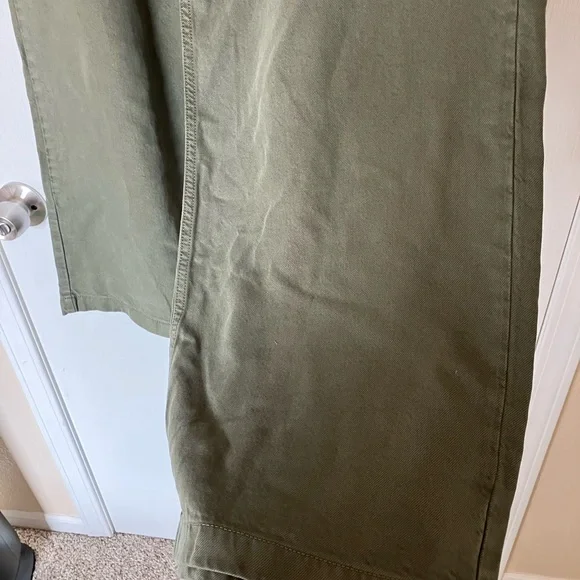 Lucky Brand Women's Olive Wide Leg Pants - Picture 6 of 8